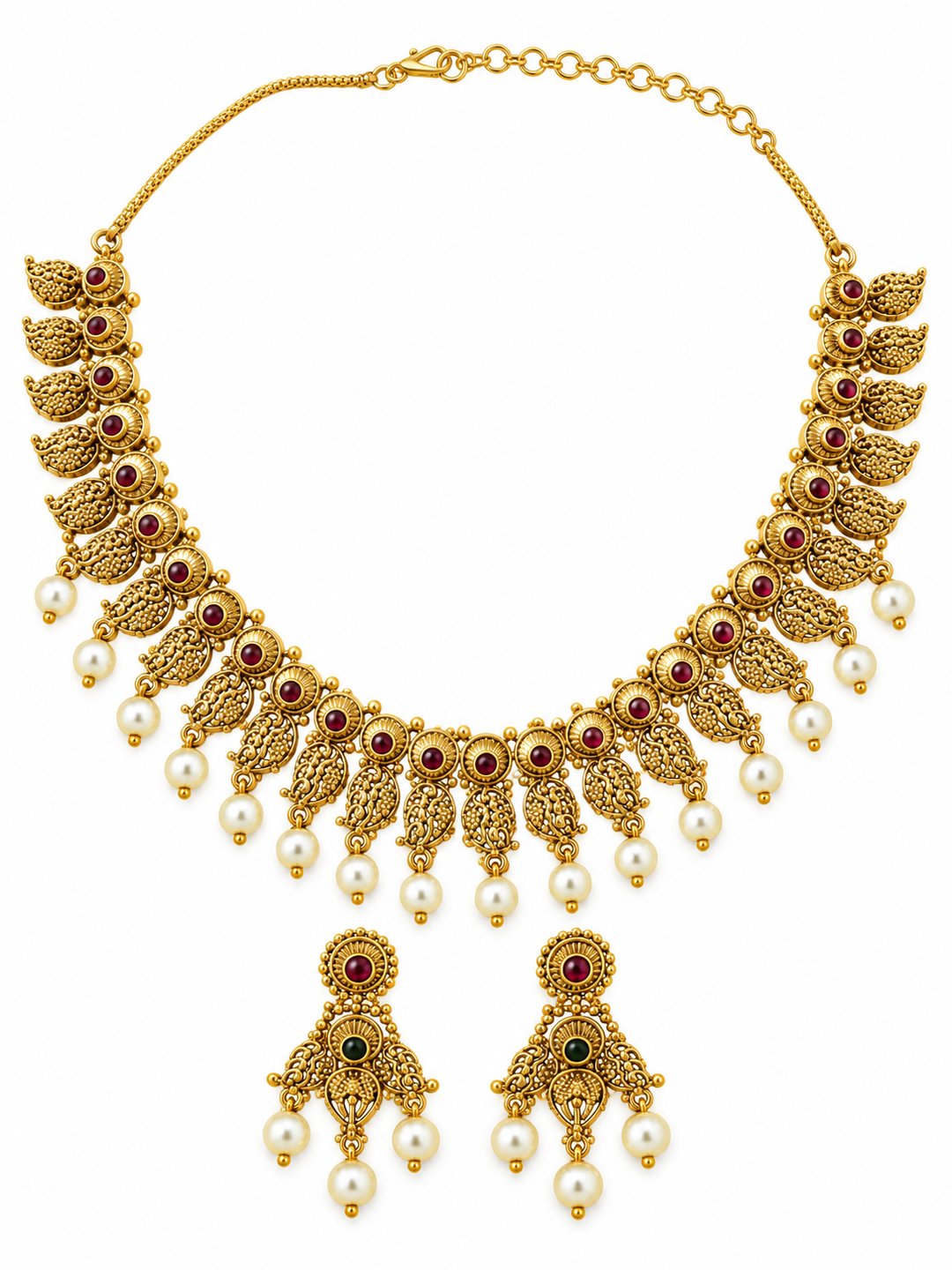 Temple Short Necklace set