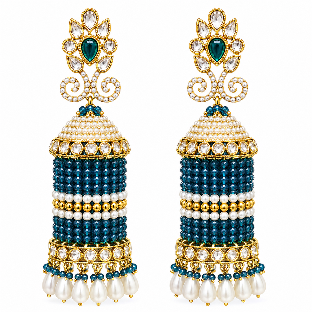 Peacock Traditional Earrings