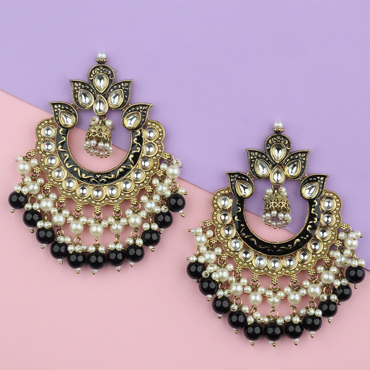 Long Brass Earring P4412