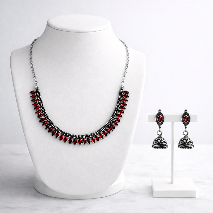Elegant Stone Necklace Set
