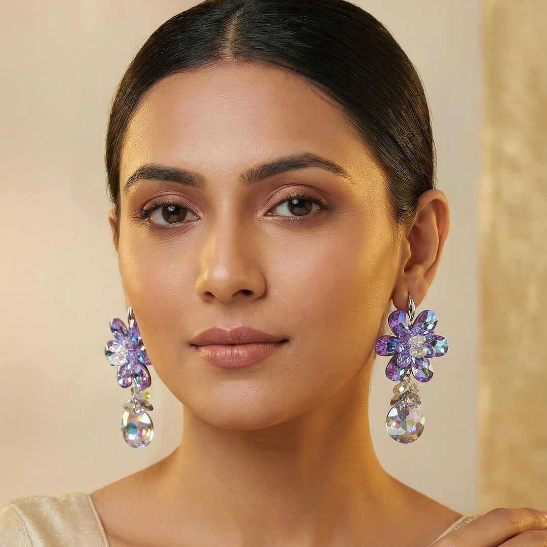 Multicolor Crystal Earrings