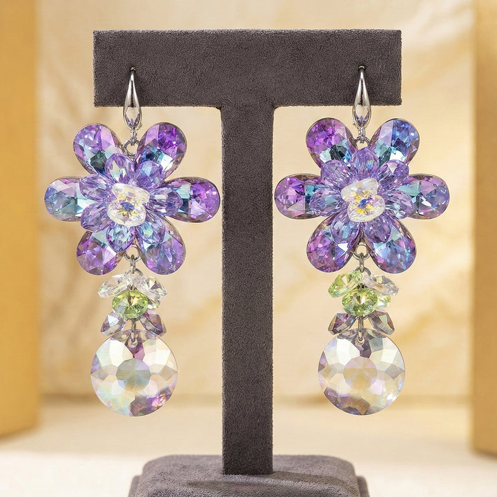 Multicolor Crystal Earrings