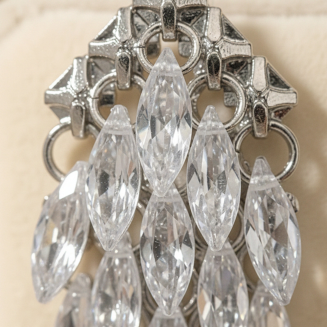 Crystal Chandelier Drop Earrings
