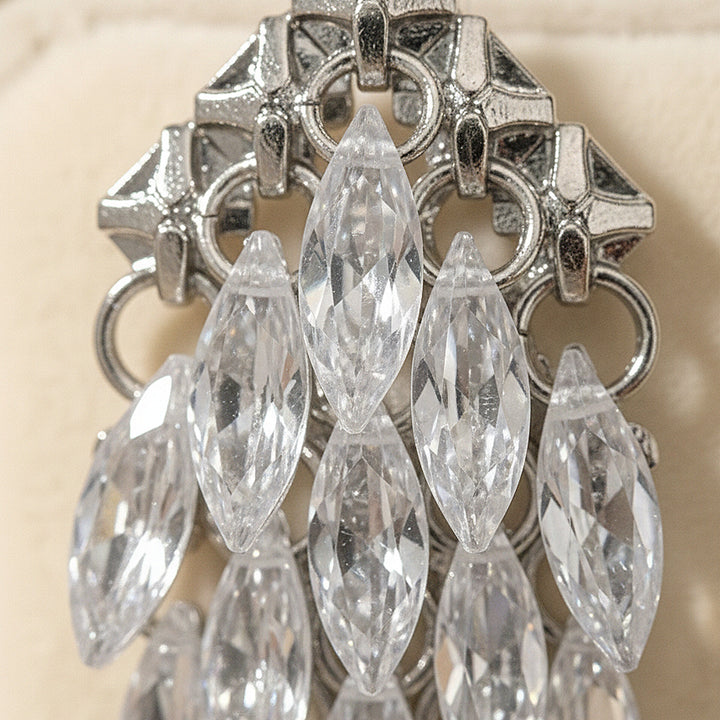 Crystal Chandelier Drop Earrings