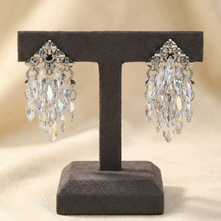 Crystal Chandelier Drop Earrings