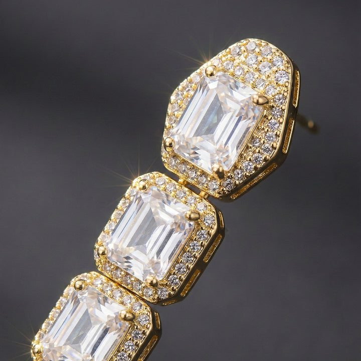 Luxury Crystal Long Drop Earrings