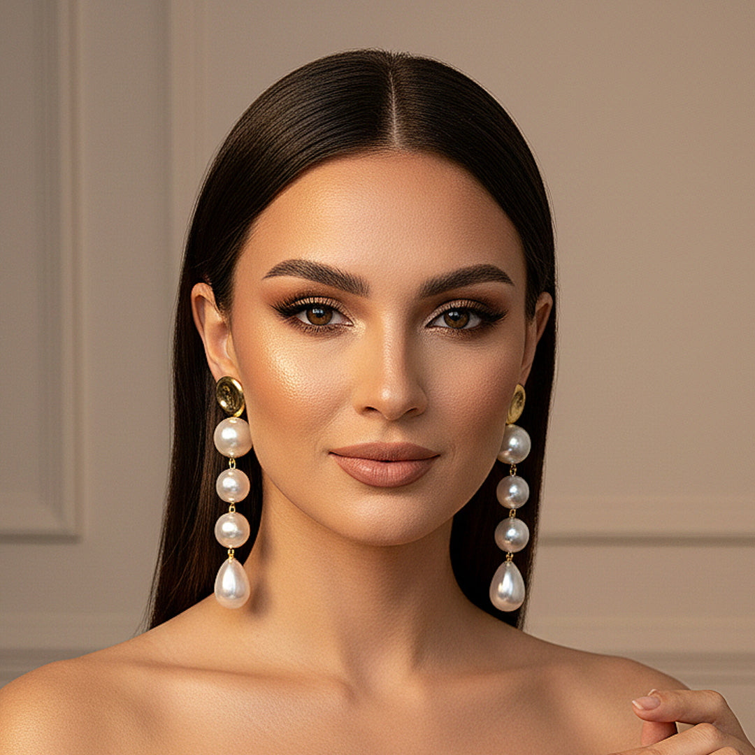 Classic Pearl  Earrings