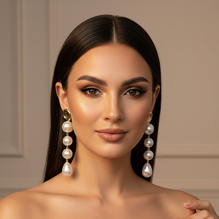 Classic Pearl  Earrings