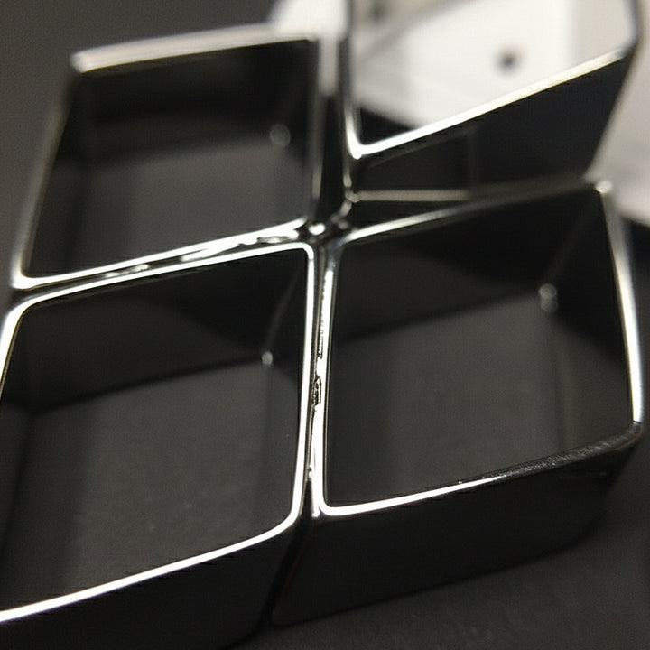 Geometric Square Drop Earrings