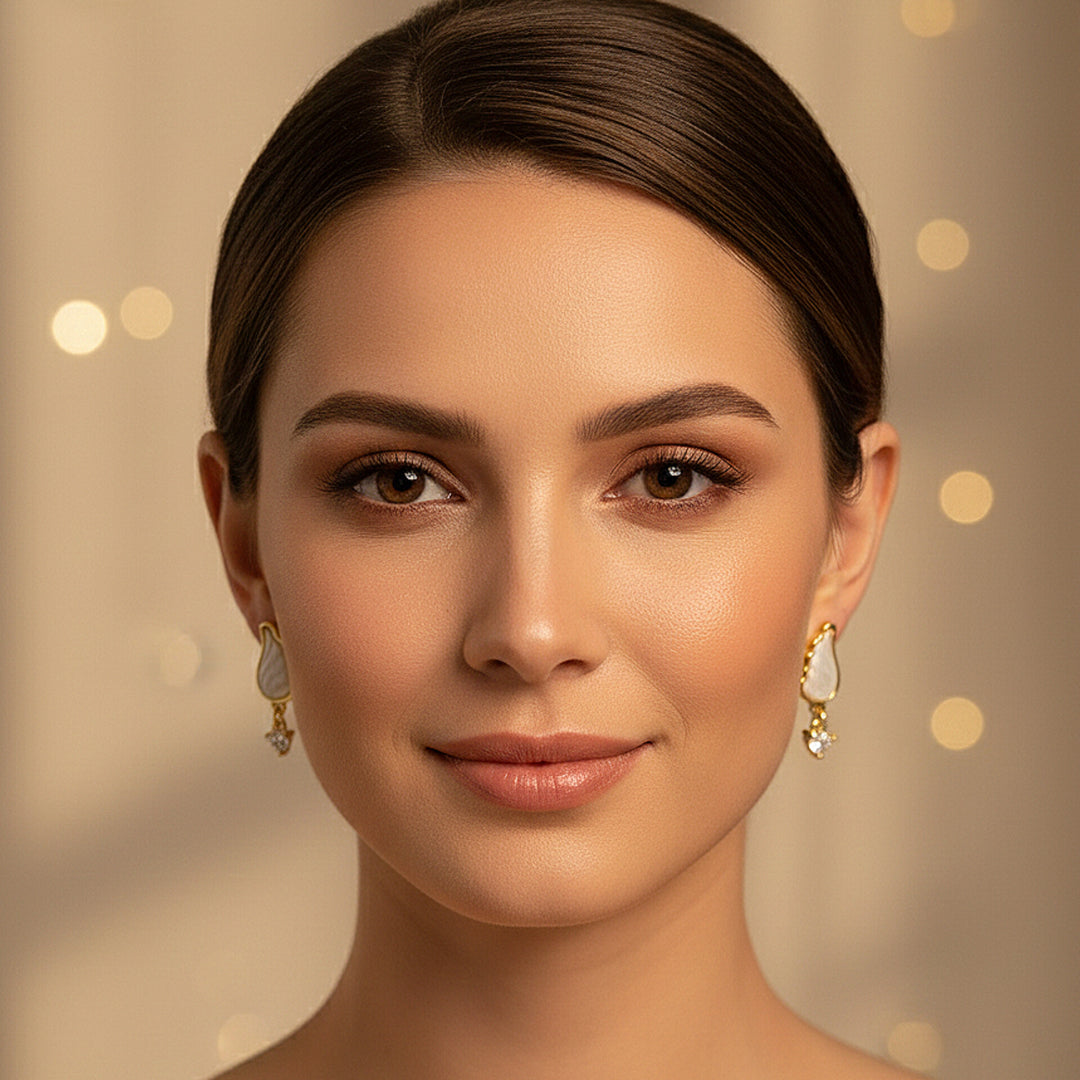 Imitation Pearl Earrings