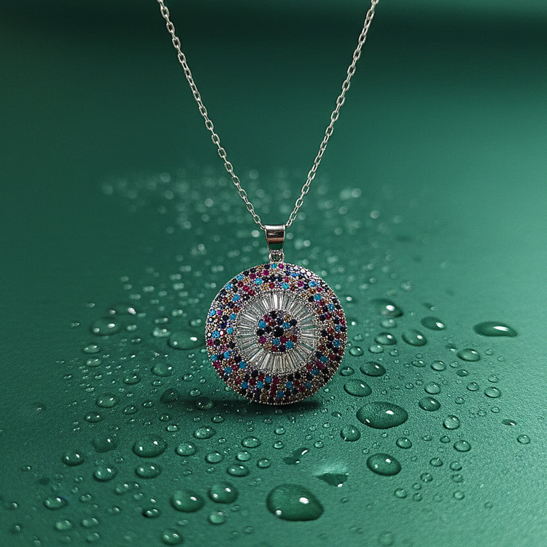 Multicolor Round Chain Pendant