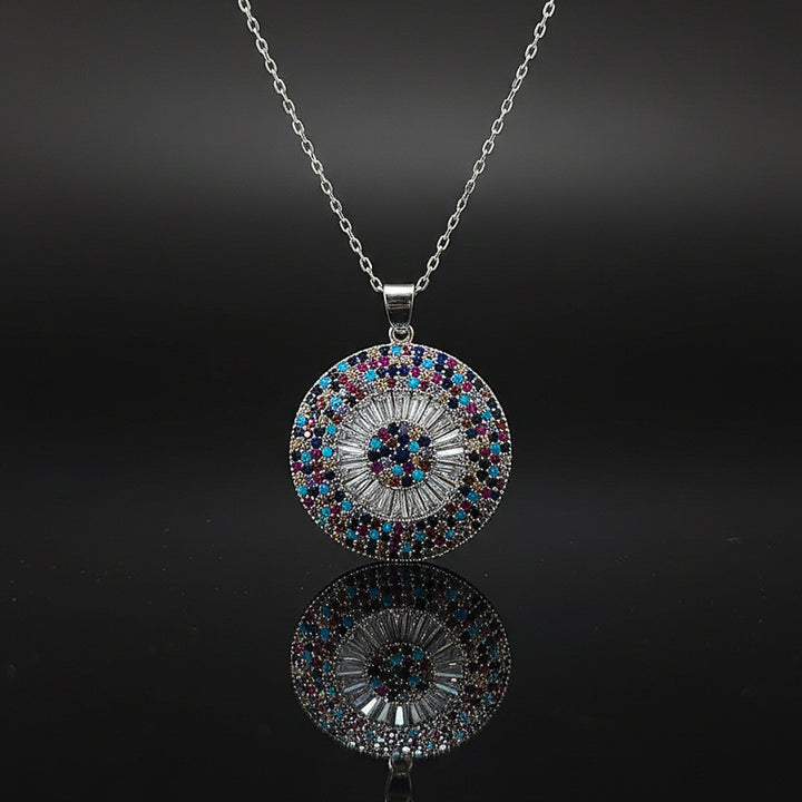 Multicolor Round Chain Pendant
