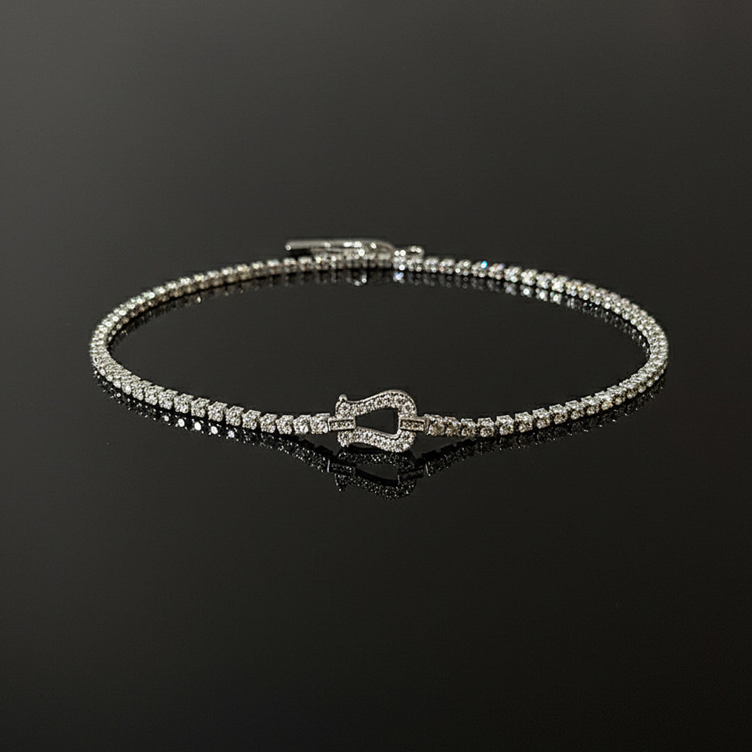 Bow Style Tennis Bracelet
