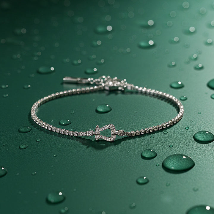 Bow Style Tennis Bracelet