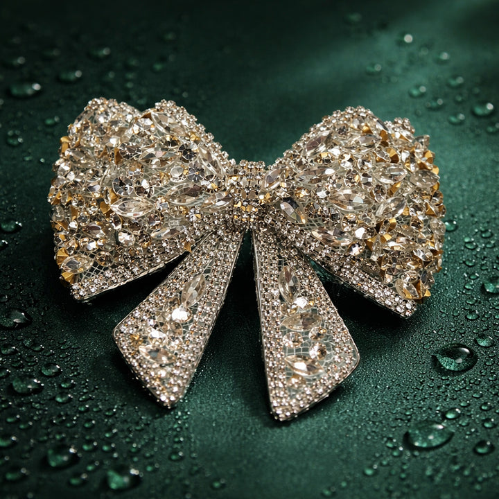 Crystal Designer Hair Bow