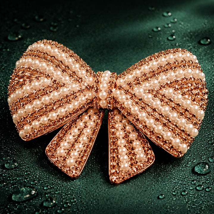 Pearl & Crystal Luxury Hair Bow