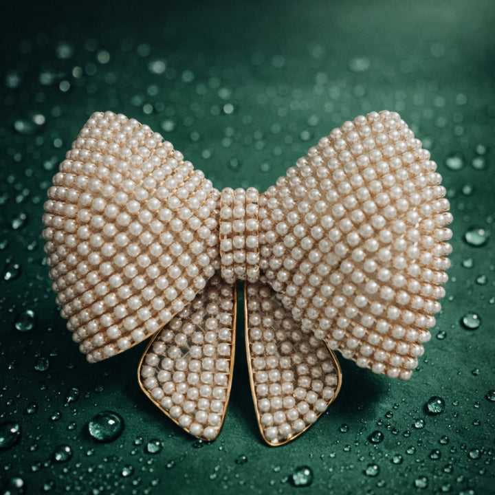 Full Pearl Luxury Hair Bow