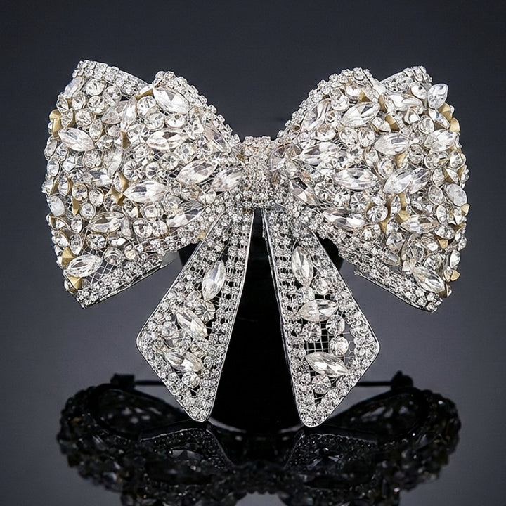 Crystal Designer Hair Bow
