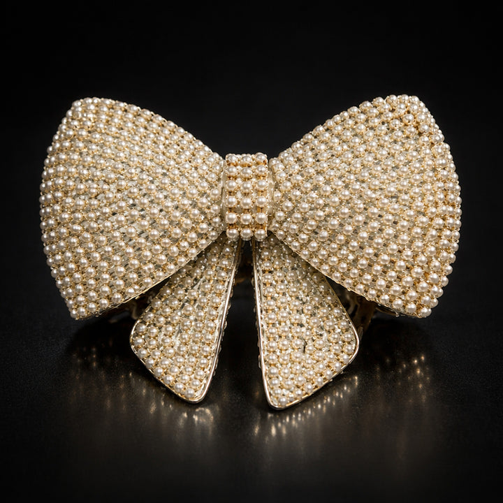 Full Pearl Luxury Hair Bow