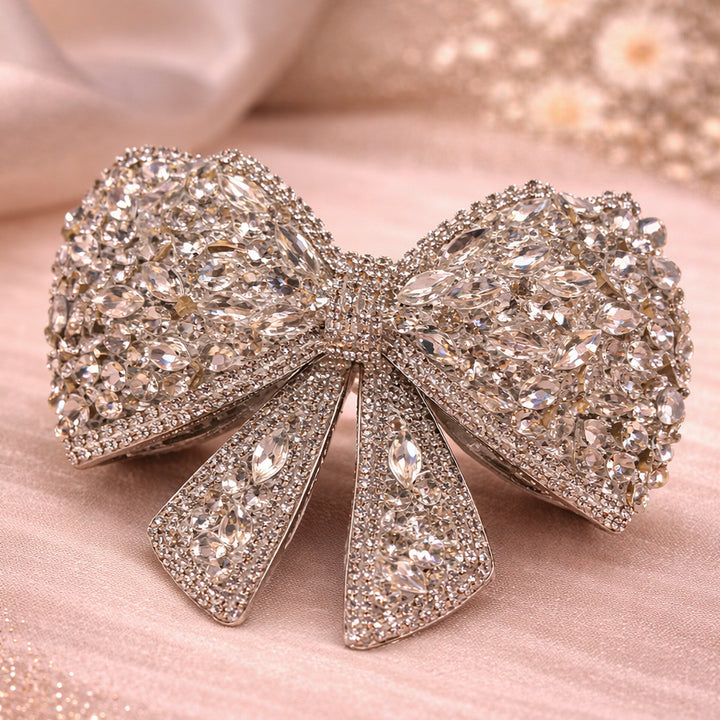 Crystal Designer Hair Bow
