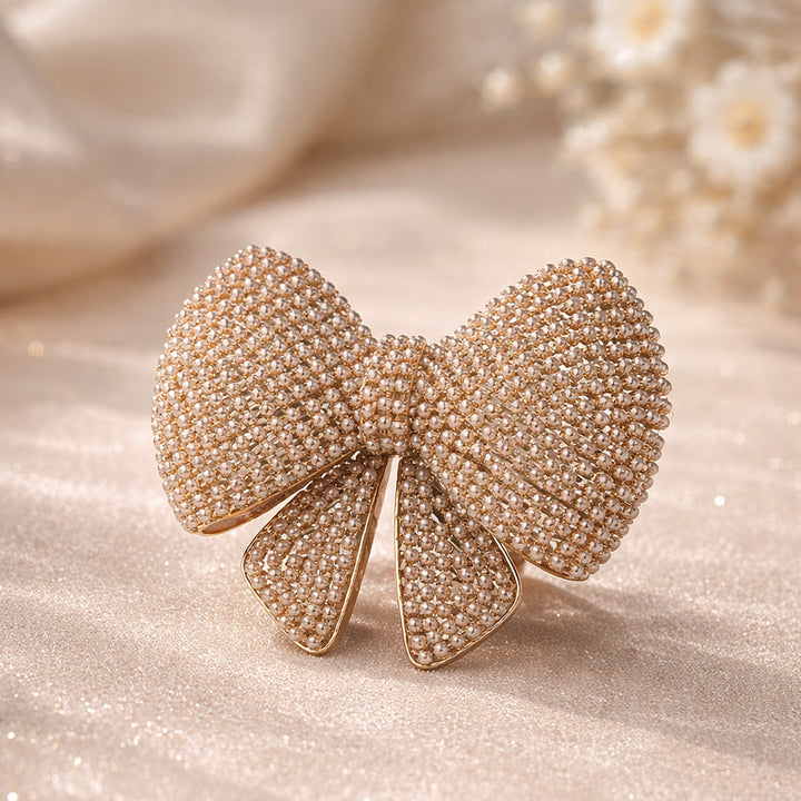 Full Pearl Luxury Hair Bow