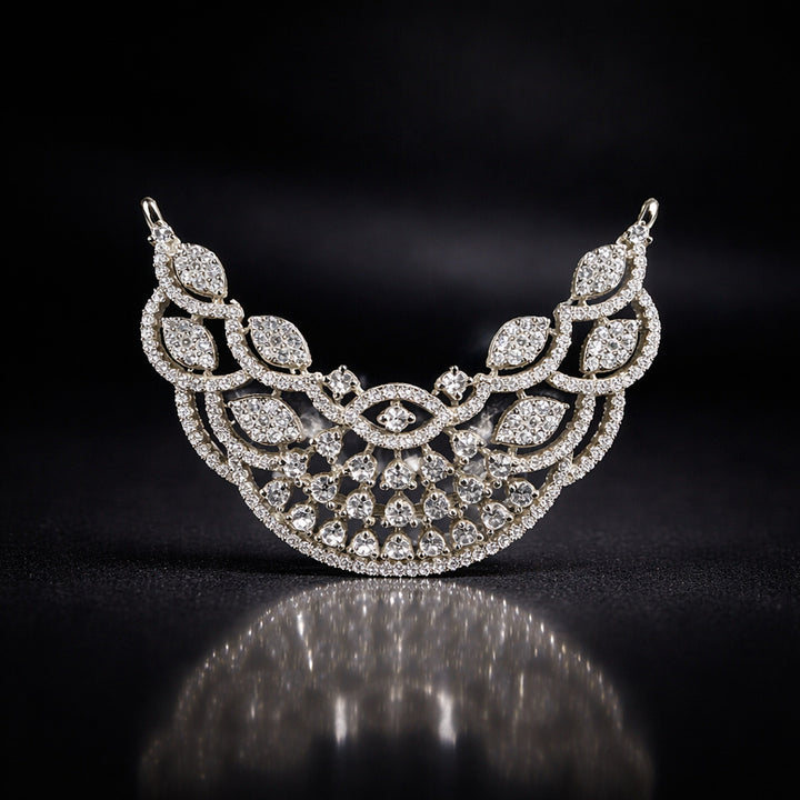 Elegant Leaf Mangalsutra Set
