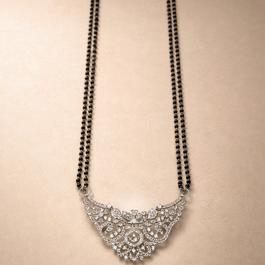 Royal Wing Floral Mangalsutra Set