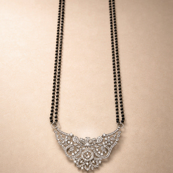 Royal Wing Floral Mangalsutra Set