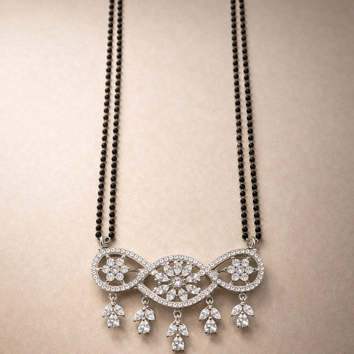 Floral Drop Mangalsutra Set