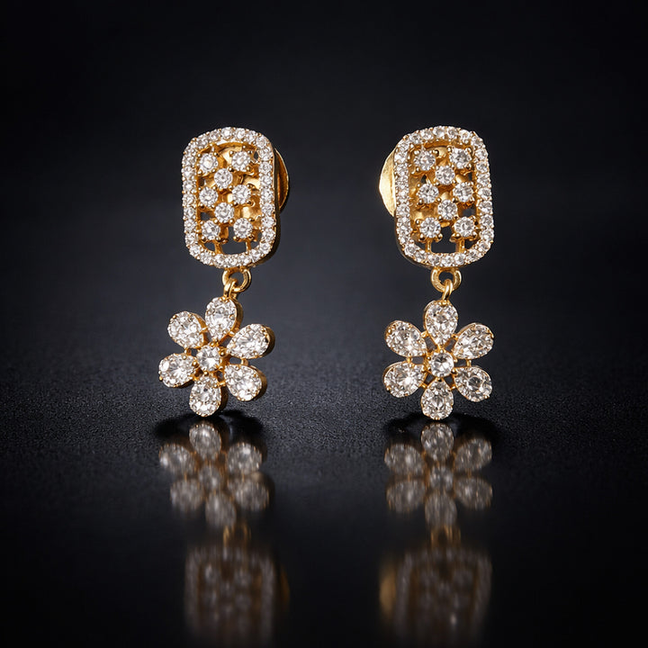 Floral Drop Bar Mangalsutra Set