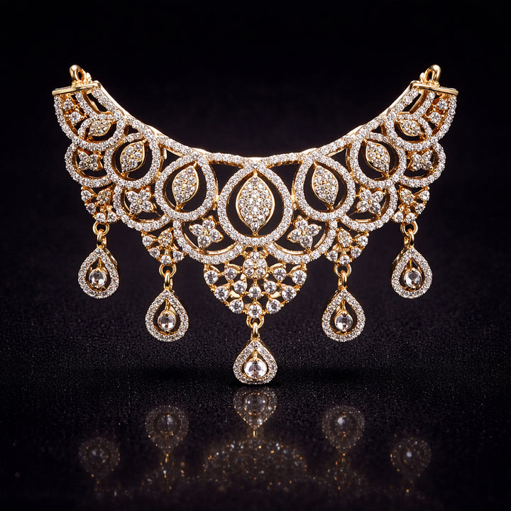 Teardrop Bridal Mangalsutra Set