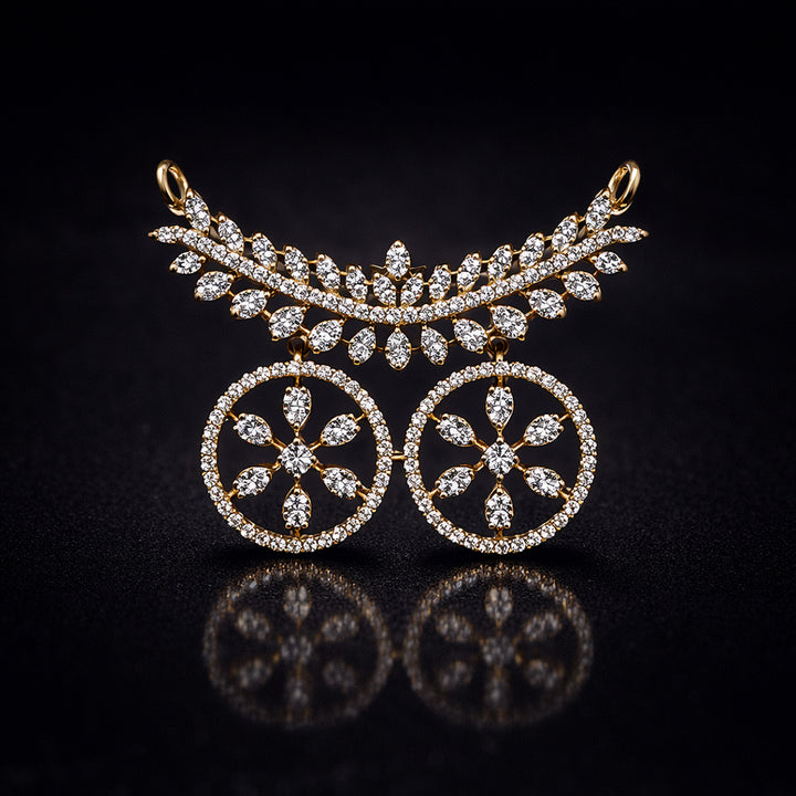 Wheel Drop Mangalsutra Set