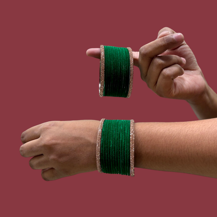 Metal Bangles with Rose Gold Kada PMB003