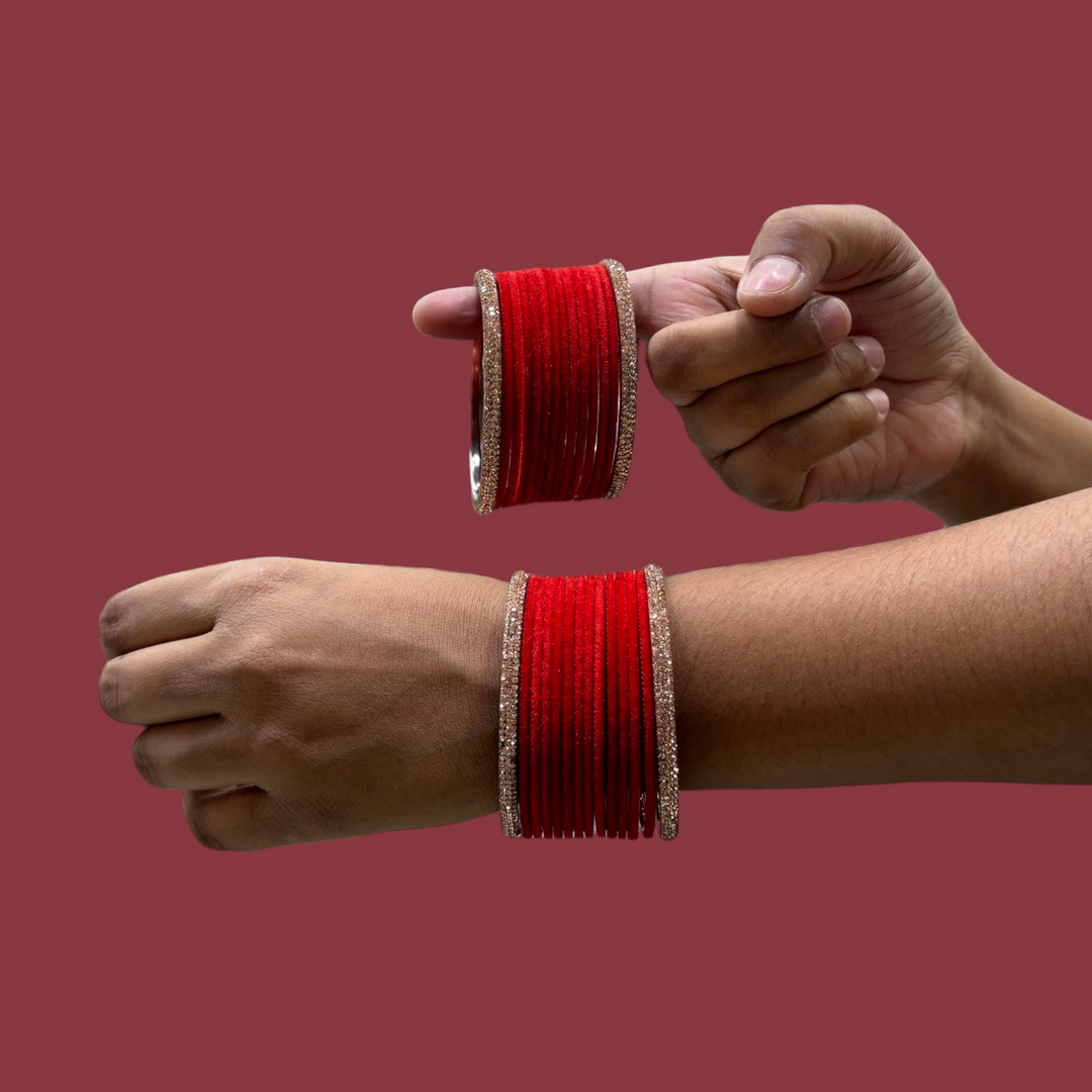 Metal Bangles with Rose Gold Kada PMB003