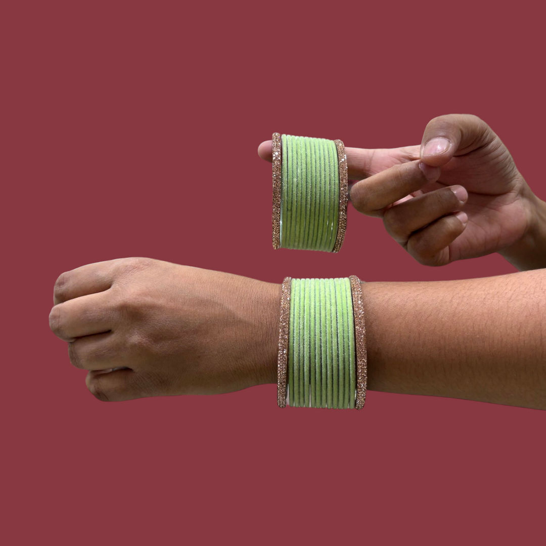 Metal Bangles with Rose Gold Kada PMB003