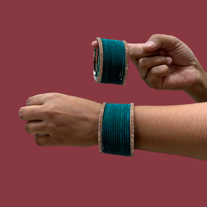 Metal Bangles with Rose Gold Kada PMB003