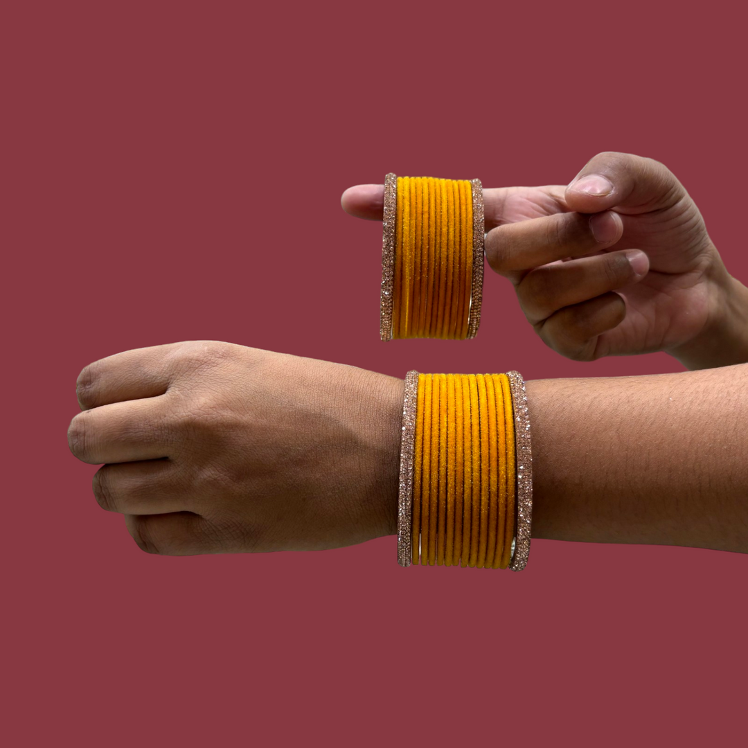 Metal Bangles with Rose Gold Kada PMB003