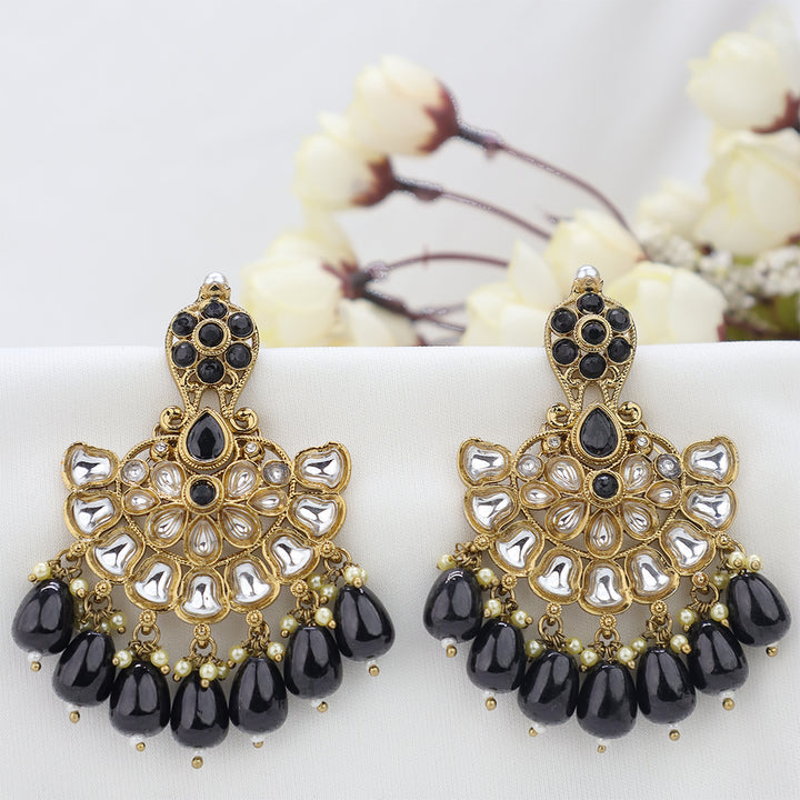 Short Brass Earring P4459