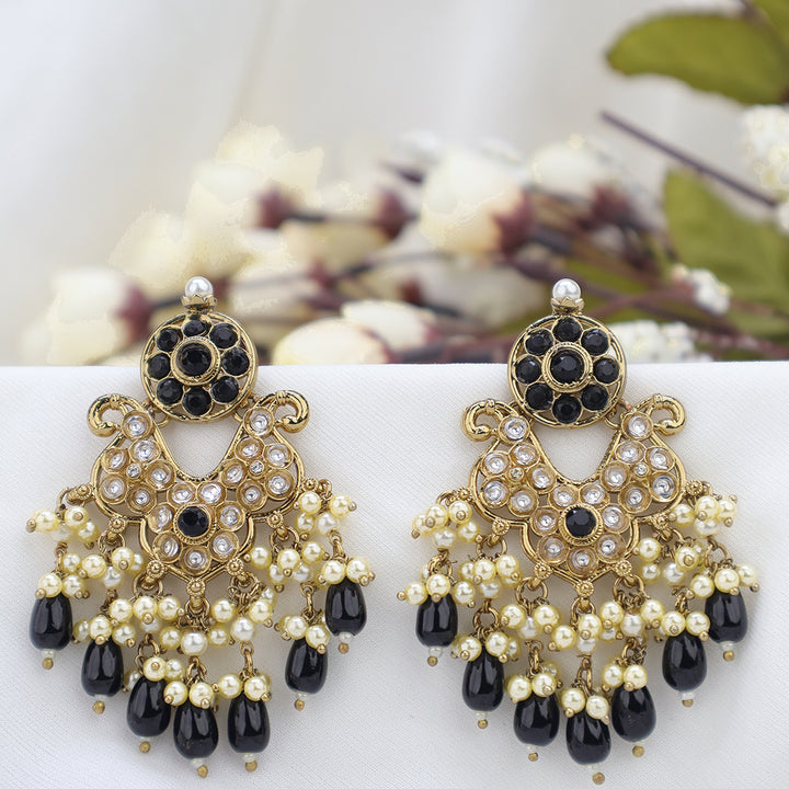 Short Brass Earring P4455