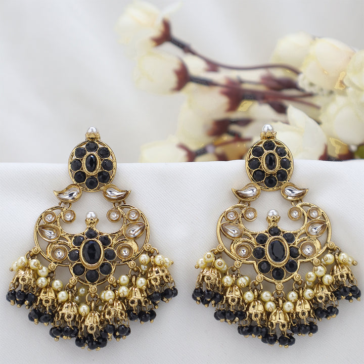 Short Brass Earring P4460