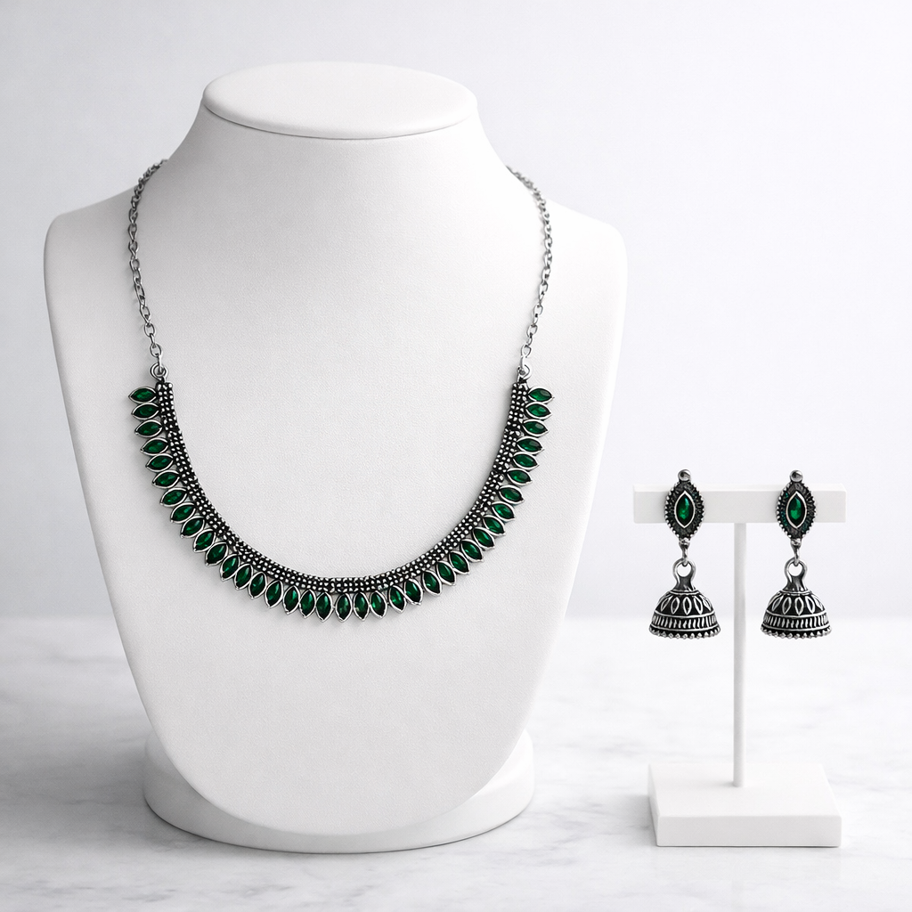 Elegant Stone Necklace Set