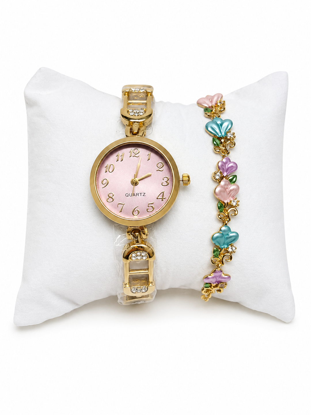 Luxury Floral Pearl Jewelry Gift Box Set