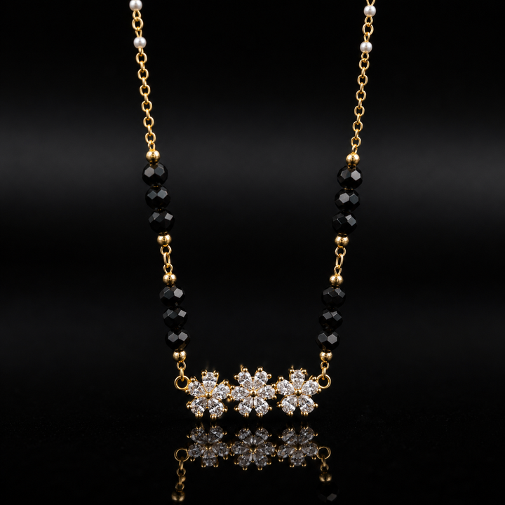 Floral Diamond Style Mangalsutra