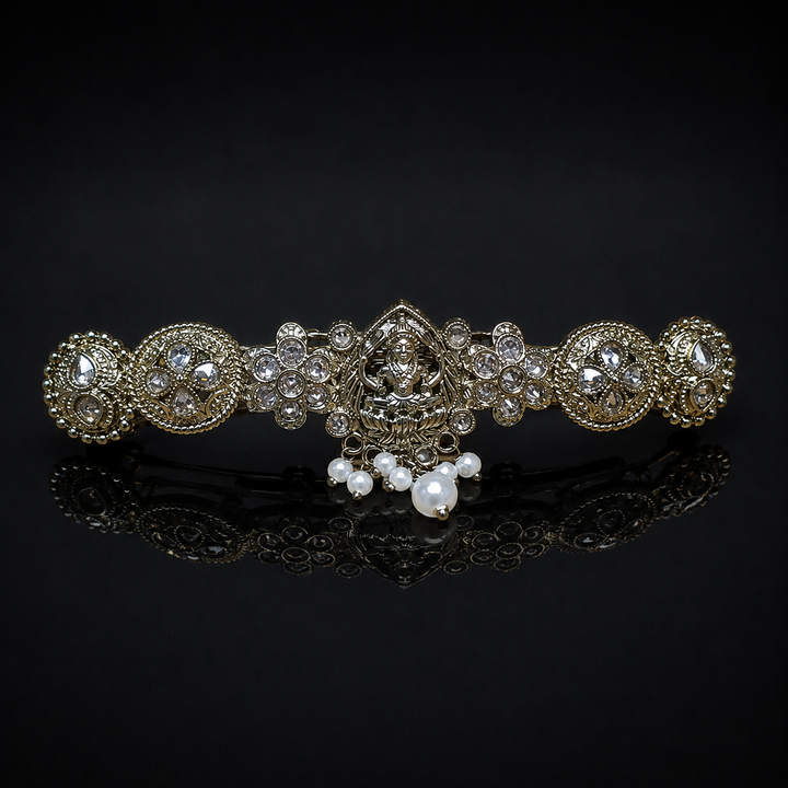 Divine Lakshmi Pearl Pony Clip
