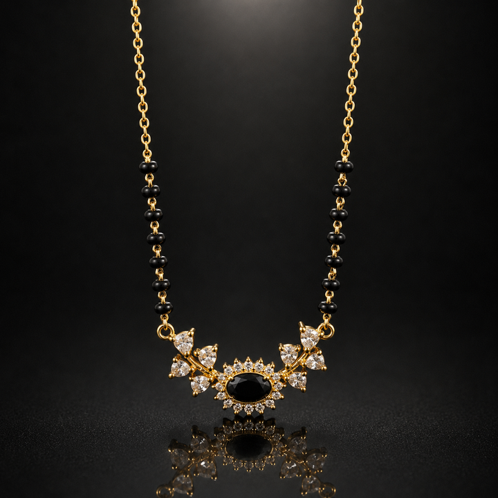 Royal Black Stone Designer Mangalsutra