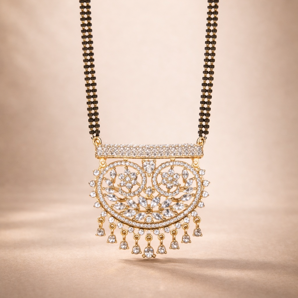 Royal Floral  Mangalsutra Set