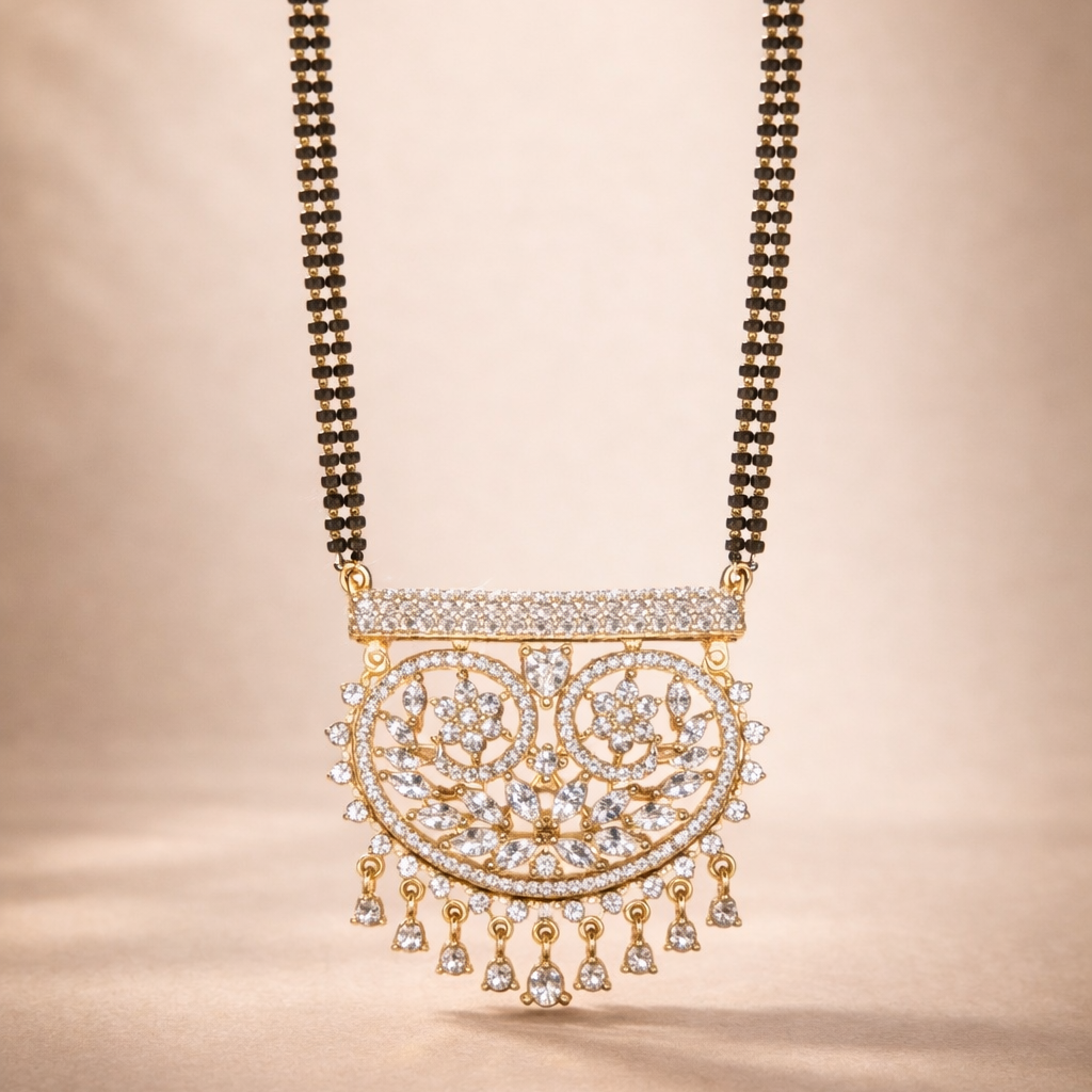 Royal Floral  Mangalsutra Set