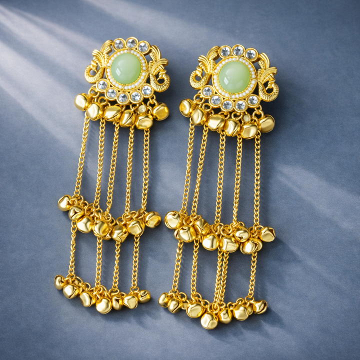 Kashmiri Festive Chain Earrings
