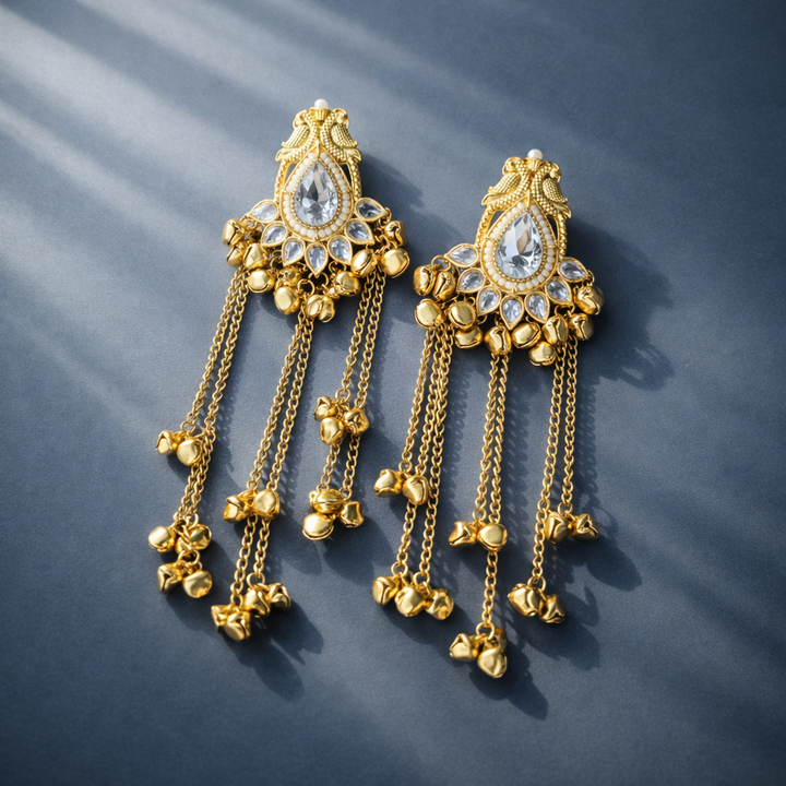Kashmiri Sapphire Drop Earrings