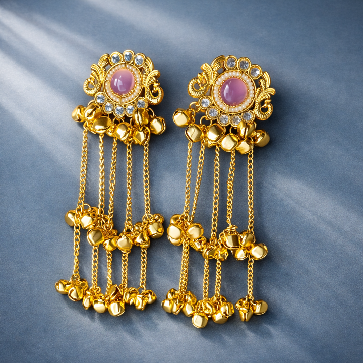 Kashmiri Festive Chain Earrings